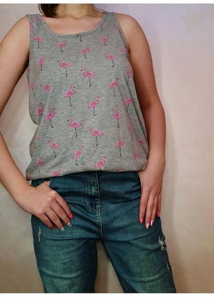 Майка з фламінго atmosphere