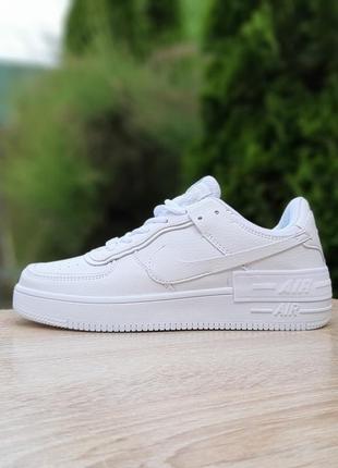 Nike air force 1 белые6 фото