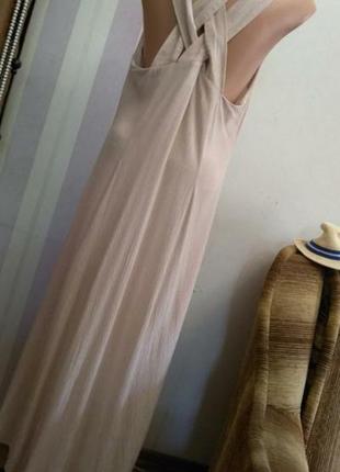 Платье сарафан с открытой спиной на пуговицах  винтаж