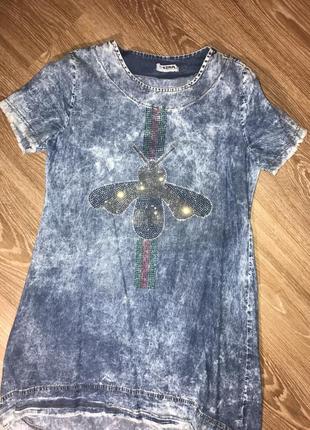 Платье джинсовое