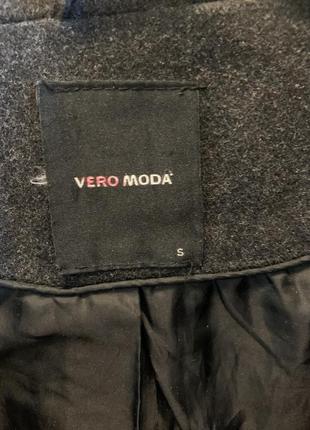 Шерстяное пальто vero moda8 фото