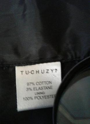 Пиджак блейзер коттоновый стрейчевый приталенный короткий tu-chuzy?8 фото
