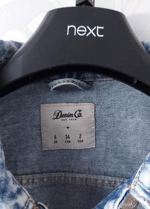 Голубая джинсовая куртка курточка джинсовка варёнка denim co3 фото