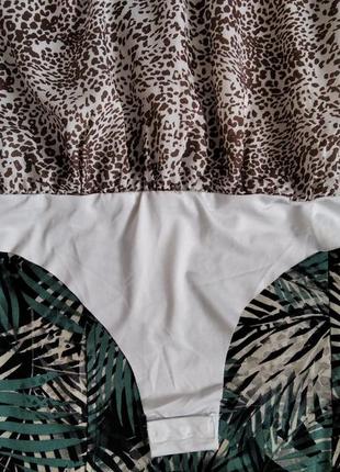 Блуза-боди в леопардовый принт3 фото