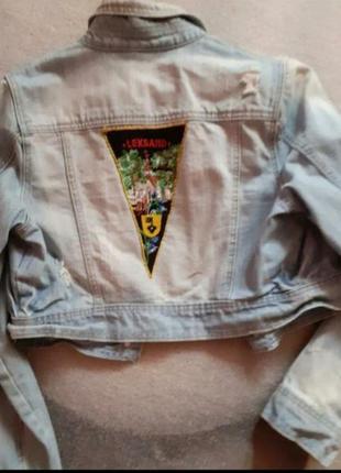 Джинсовая куртка, пиджак джинсовка2 фото
