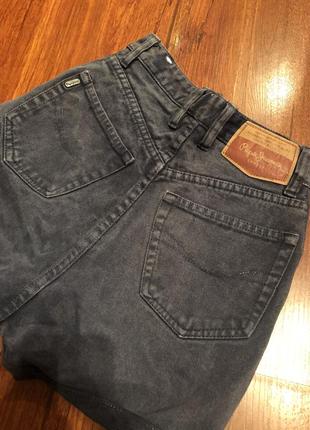 Джинсовые шорты на высокой посадке pepe jeans по типу levis5 фото