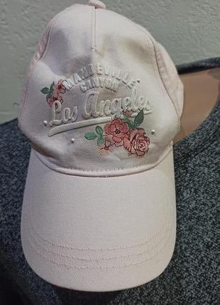 Красива рожева бесболка від h&m розмір eur 134/152