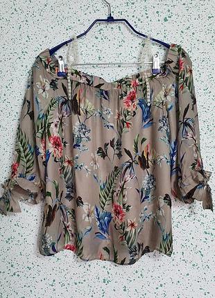 Шовкова блуза hallhuber, р. m-l