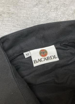 Рубашка черная bacardi, качественная5 фото