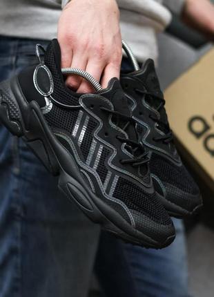 Мужские кроссовки adidas ozweego black  40-41-42-43-44