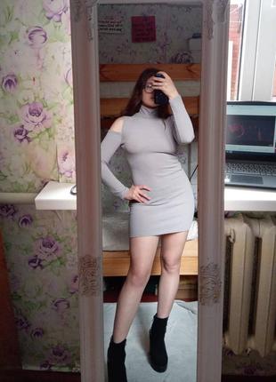 Сукня в рубчик