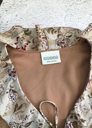 Шикарная блузка, на завязках, от canda с&a. германия. м2 фото