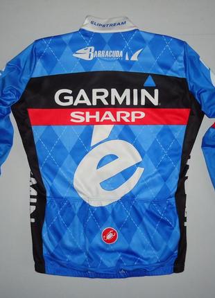 Велоджерси castelli garmin sharp cycling jersey на мікро флісі (xxl)2 фото