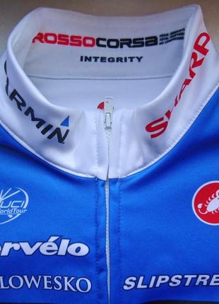 Велоджерси castelli garmin sharp cycling jersey на микро флисе (xxl)3 фото