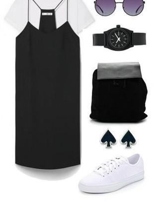 Платье комбинация, миди