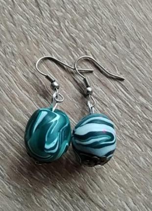 Серьги из полимерной глины