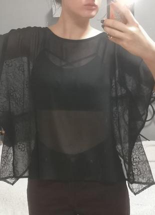 Кружевная блуза с открытой спиной2 фото