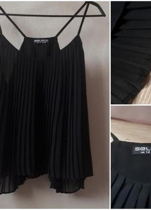 Нарядная блуза плиссе,select.