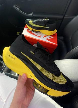 Чоловічі кросівки nike alpha fly black / yellow