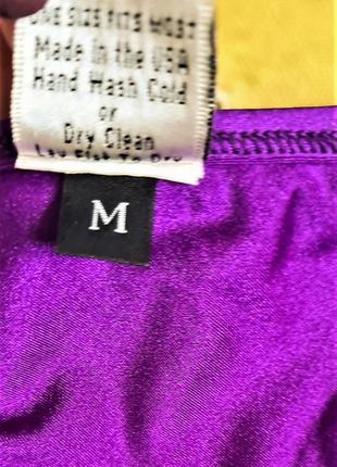 Верх фиолетовый от купальника бикини с фенечками на завязках usa 42-4610 фото