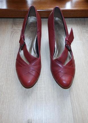 Туфли clarks softwear ladies shoes burgundy