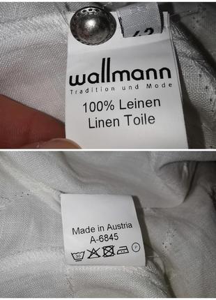 Лляна сорочка з вишивкою льон wallmann блуза10 фото