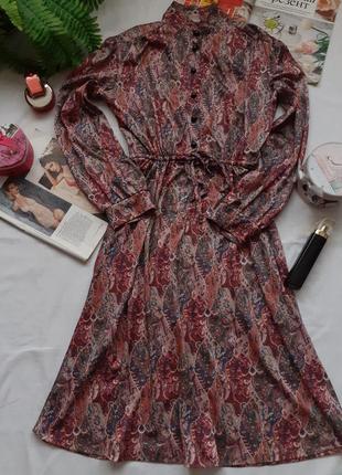 Обворожительное винтажное  платье миди 🌹4 фото