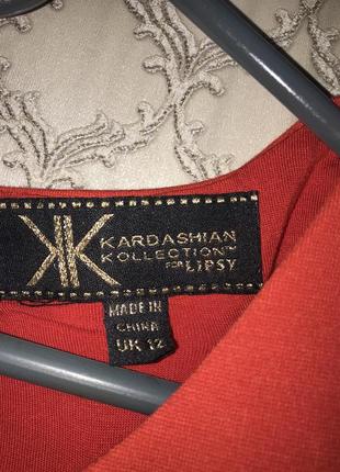 Роскошное красное платье с красивой спиной kardashian collection8 фото