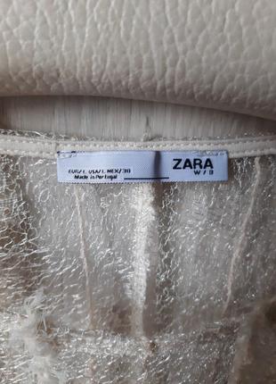 Блуза сетка футболка zara2 фото