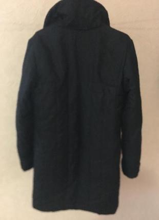 Куртка-полупальто, м-l, черная3 фото