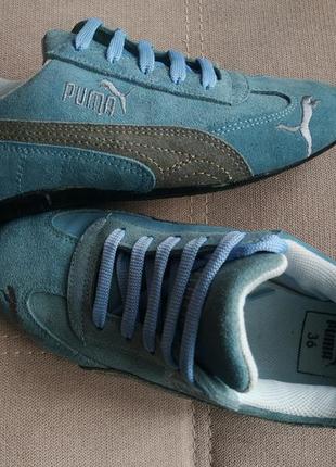 Кроссовки оригинальные puma натуральная кожа размер 36