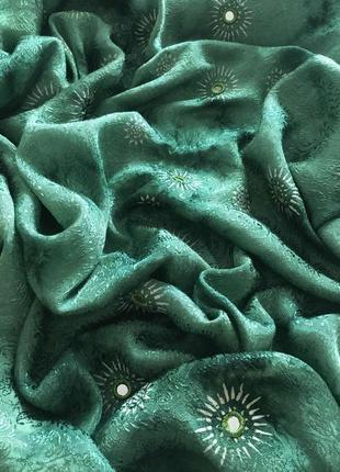 Шелковый платок шарф палантин парео пляжное платье туника4 фото