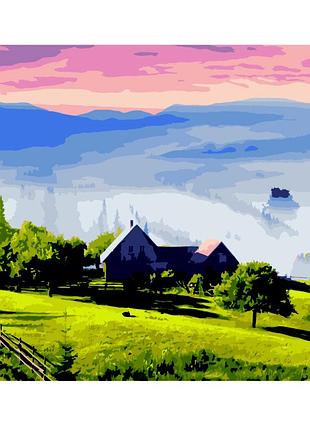 Картина за номерами туманний пейзаж стор нік