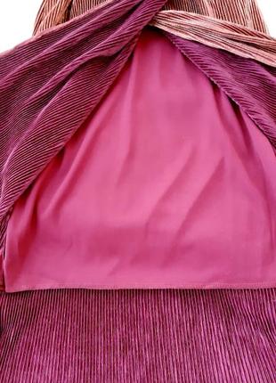 Сукня плісе на запах 💃плаття в дрібну плісіровку6 фото