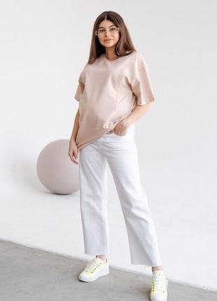 Джинси для вагітних, майбутніх мам білі (джинсы для беременных белые)3 фото