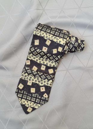 Шовкова краватка в орнамент1 фото