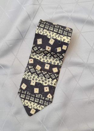 Шелковый галстук в орнамент4 фото