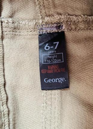 Модная джинсовая юбка george малышке 6-7 лет3 фото