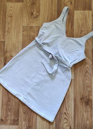Вельветовое платье сарафан h&m