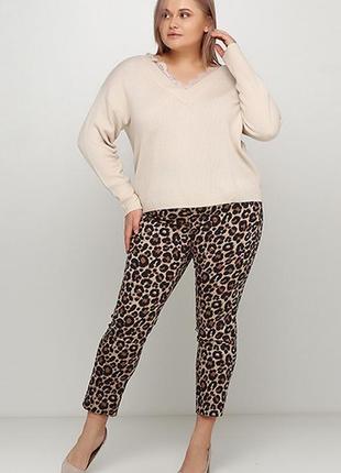 Брюки-слаксы  h&m