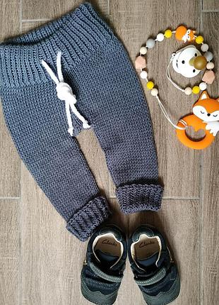 Вязаные штаны жля малыша