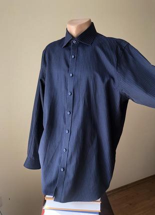 Dressmann рубашка синяя3 фото