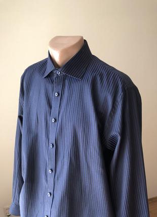 Dressmann рубашка синяя1 фото