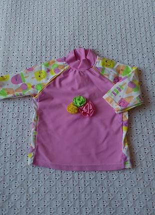 Футболка для плавания защита от солнца солнцезащитная для плавания купания