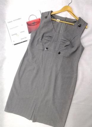 Сукня сіре великий розмір шерсть