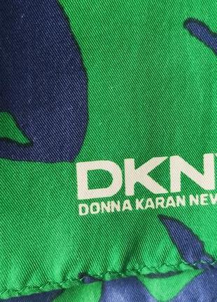 Шелковый шарф платок dkny