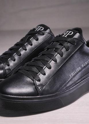 Кросівки-кеди чоловічі шкіряні philipp plein sneaker7 фото