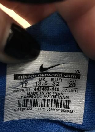 Nike 32 р бутсы кроссовки копачки футзалки бампы копочки кросівки .5 фото