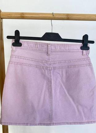 Сиреневая вельветовая мини юбка gap, размер s3 фото