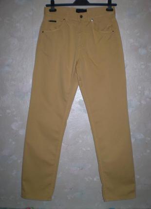 Желтые джинсы valentino 32 р.50 l-xl, хлопок женские